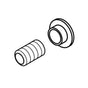 Delta Faucet - CassidyE Set Screw & Button - Roman Tub - Chrome