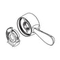 Delta Faucet - Classic Metal Lever Handle Kit - 1700 Series - Chrome