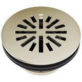 Delta Faucet - Other 4'' Prefab Round Shower Drain - Polished Nickel