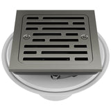 Delta Faucet - Other 4'' Tile-In Square Shower Drain - Black Stainless