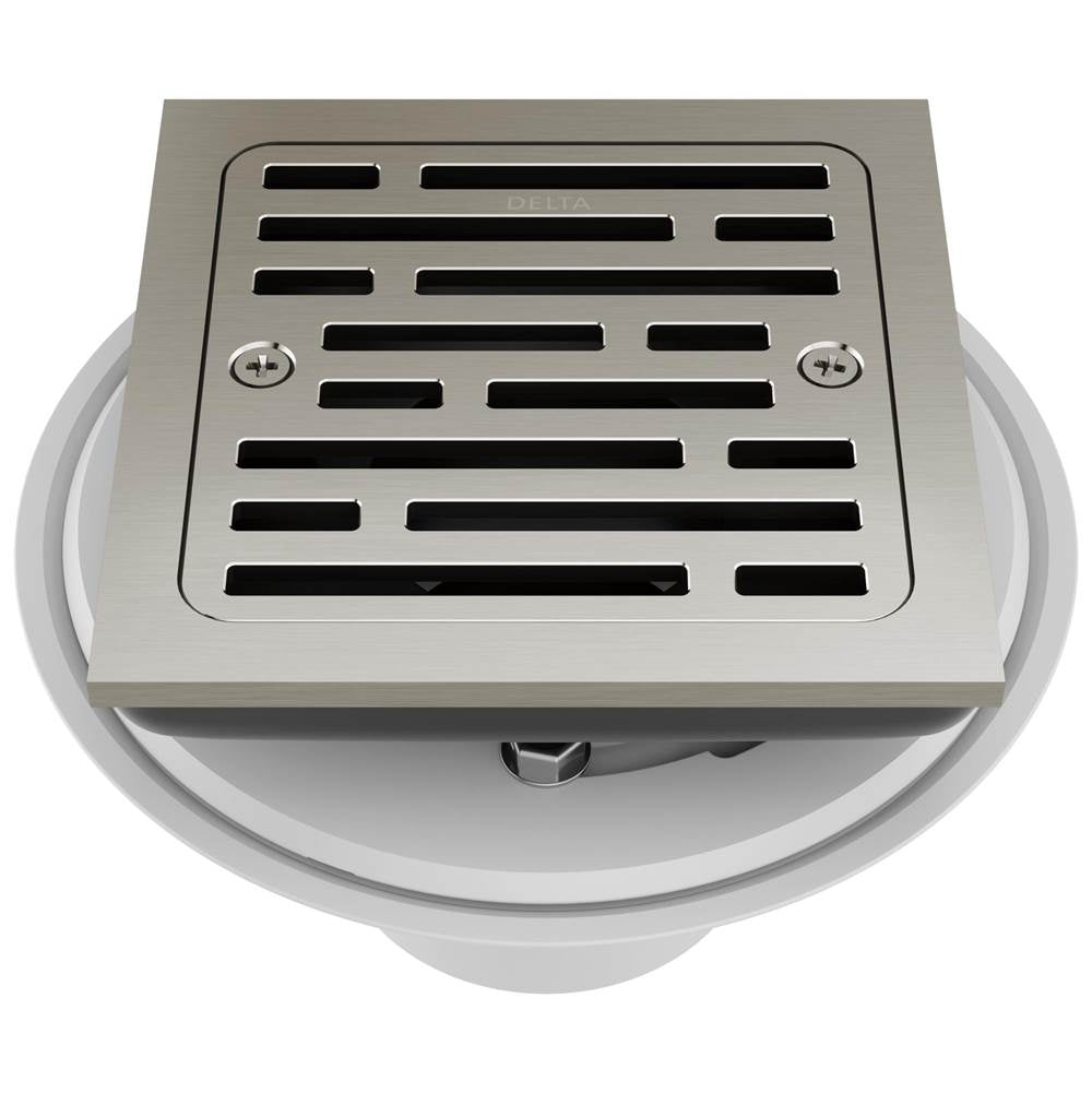 Delta Faucet - Other 4'' Tile-In Square Shower Drain - Stainless