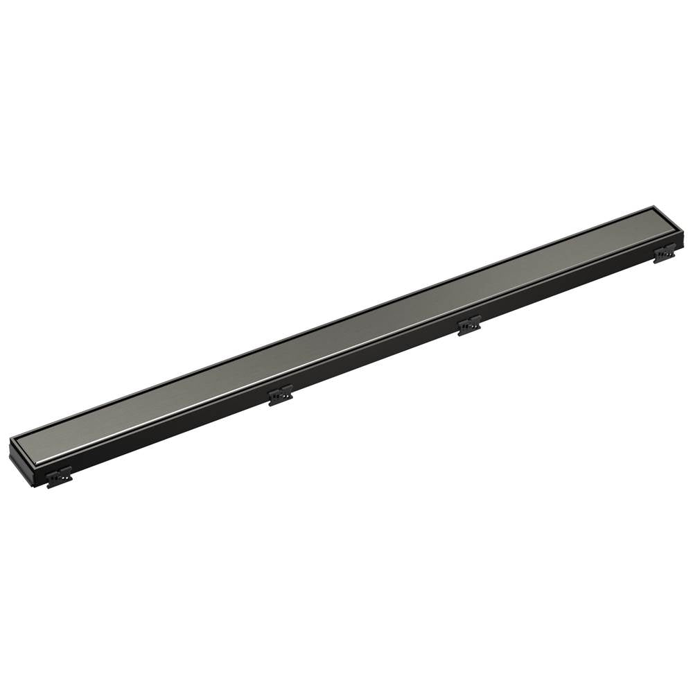 Delta Faucet - Other 36'' Reversible Linear Shower Drain Trim - Black Stainless