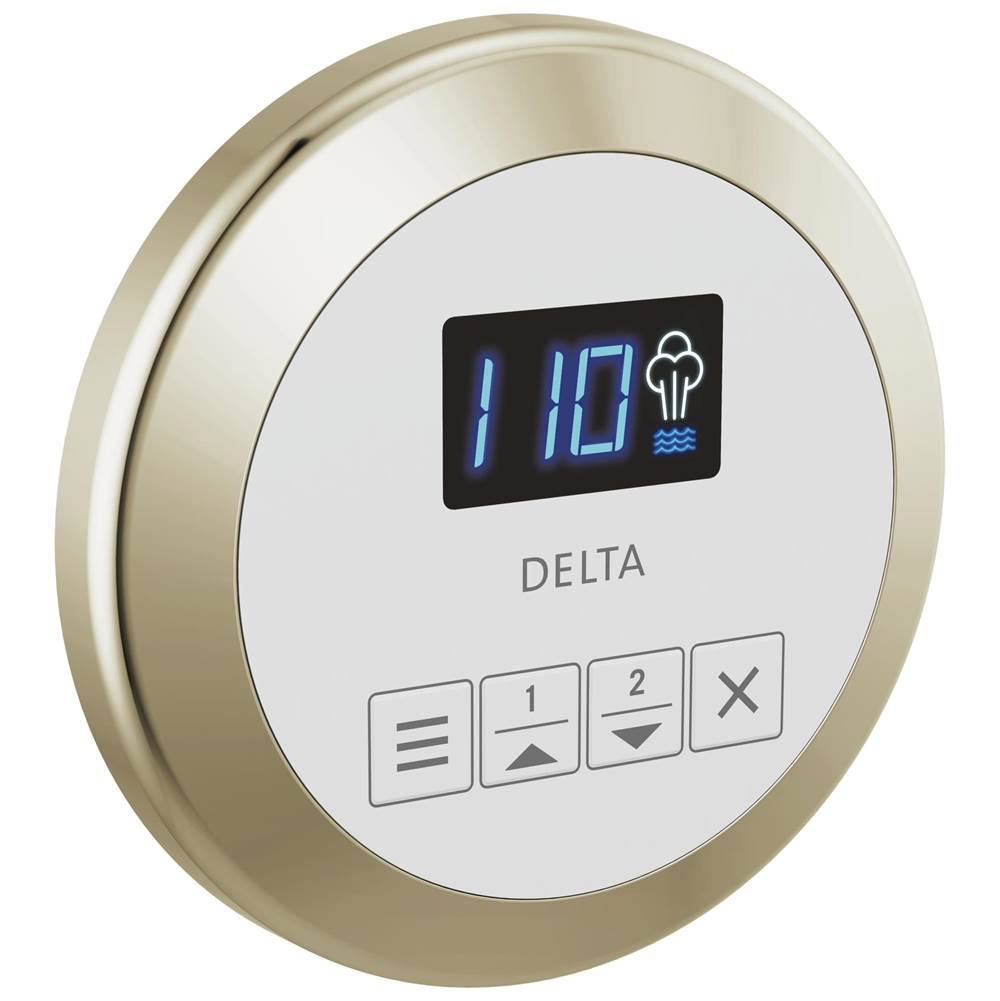 Delta Faucet - Universal Showering Components Round Steam Control - LumicoatÂ® Polished Nickel