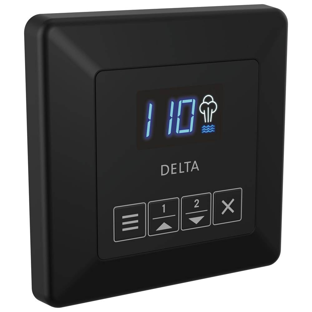 Delta Faucet - Universal Showering Components Square Steam Control - Matte Black