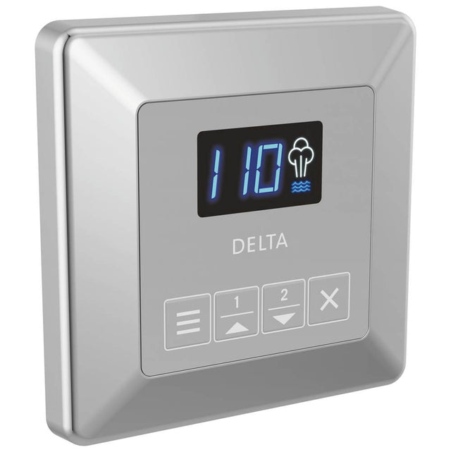 Delta Faucet - Universal Showering Components Square Steam Control - LumicoatÂ® Chrome