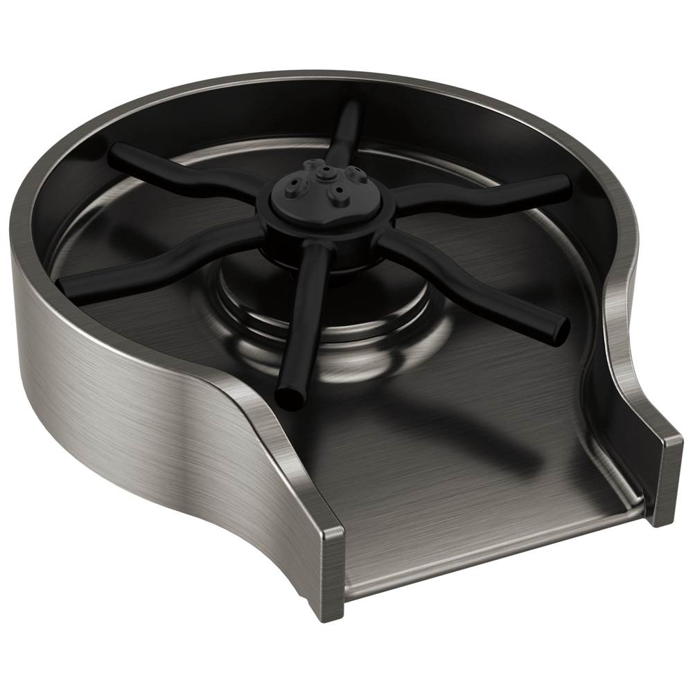 Delta Faucet - Other Metal Glass Rinser - Black Stainless
