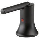 Delta Faucet - Trinsic Metal Lever Handle Set - 2H Bathroom - Matte Black