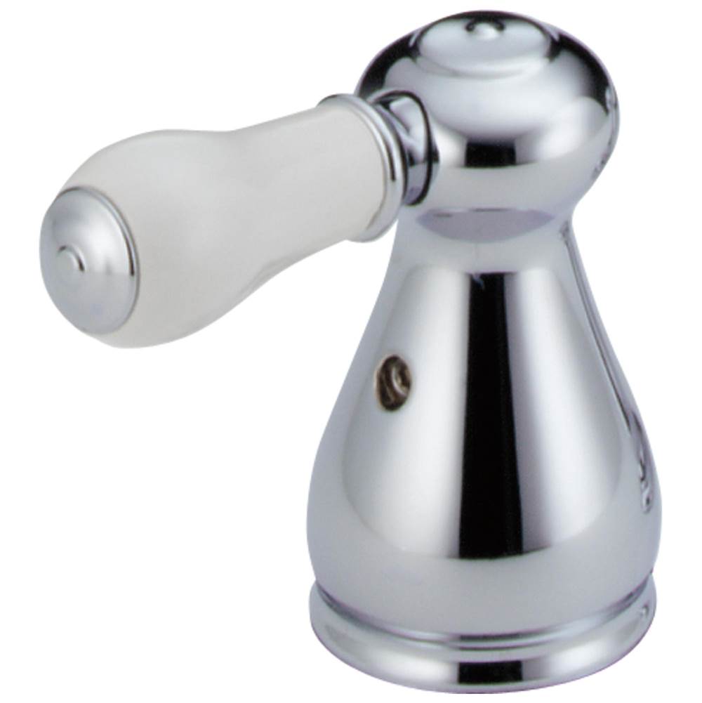 Delta Faucet - Leland Porcelain Lever Handle Set - Bathroom - Chrome