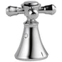 Delta Faucet - CassidyE Metal Cross Handle Set - Deck Mount Bathroom & Bidet - Chrome