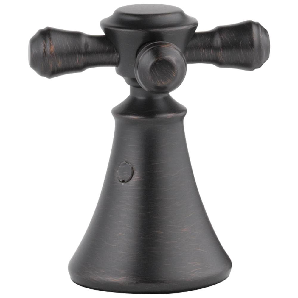 Delta Faucet - CassidyE Metal Cross Handle Set - Deck Mount Bathroom & Bidet - Venetian Bronze
