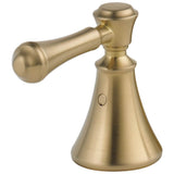 Delta Faucet - CassidyE Metal Lever Handle Set - Deck Mount Bathroom & Bidet - Champagne Bronze