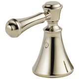 Delta Faucet - CassidyE Metal Lever Handle Set - Deck Mount Bathroom & Bidet - Polished Nickel