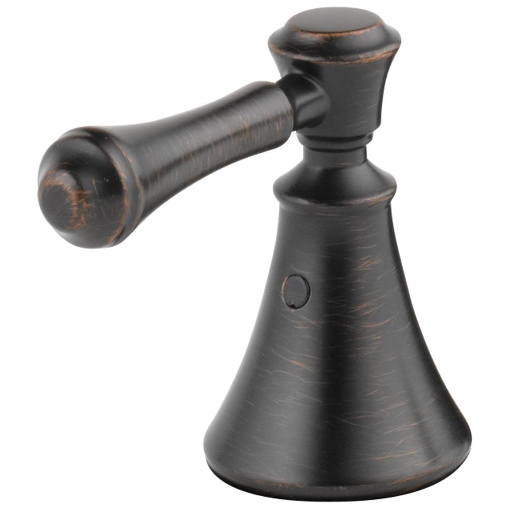 Delta Faucet - CassidyE Metal Lever Handle Set - Deck Mount Bathroom & Bidet - Venetian Bronze