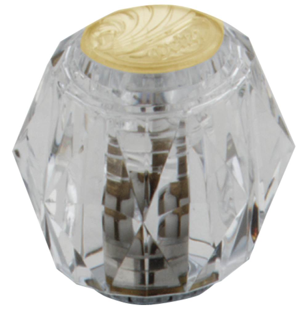 Delta Faucet - Other Clear Knob Handle Kit - Transfer Valve - Polished Brass