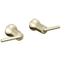 Delta Faucet - Trinsic Lever Handle -Wall Mount Lav - Polished Nickel