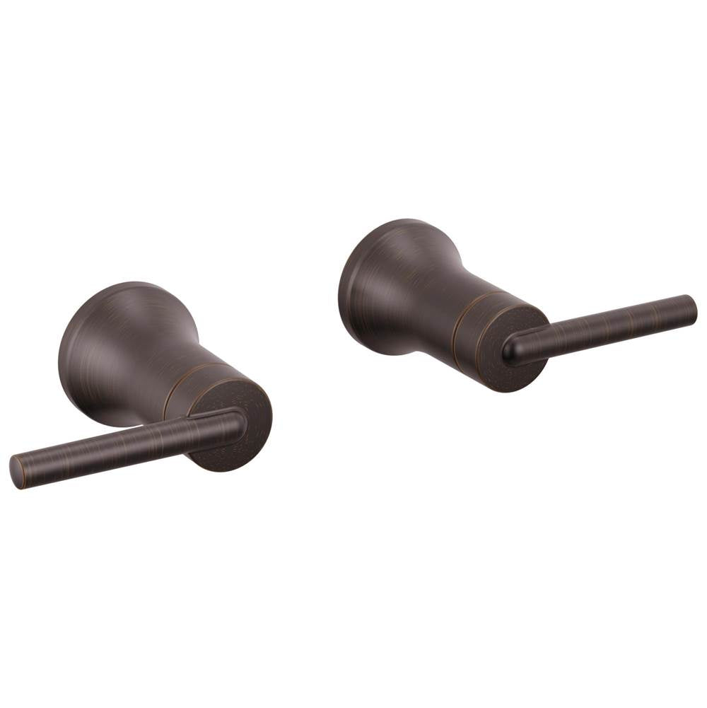 Delta Faucet - Trinsic Lever Handle -Wall Mount Lav - Venetian Bronze