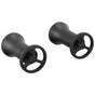Delta Faucet - Trinsic Wheel Handle - Wall Mount Lav - Matte Black