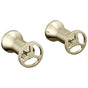 Delta Faucet - Trinsic Wheel Handle - Wall Mount Lav - Polished Nickel