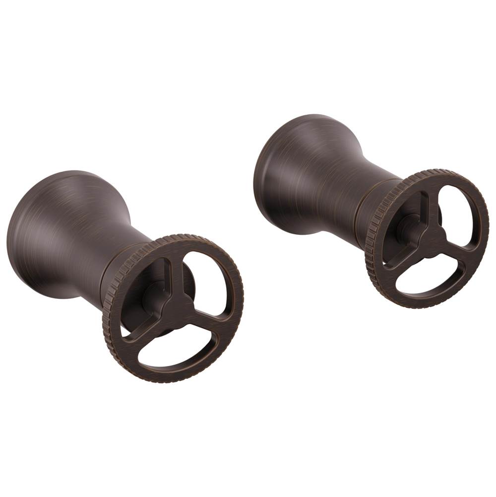 Delta Faucet - Trinsic Wheel Handle - Wall Mount Lav - Venetian Bronze