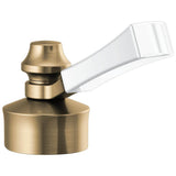 Delta Faucet - DorvalE Single Lever Handle Kit - Champagne Bronze / Porcelain