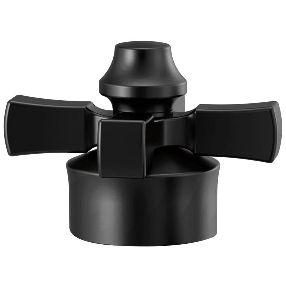 Delta Faucet - DorvalE Single Cross Handle Kit - Matte Black