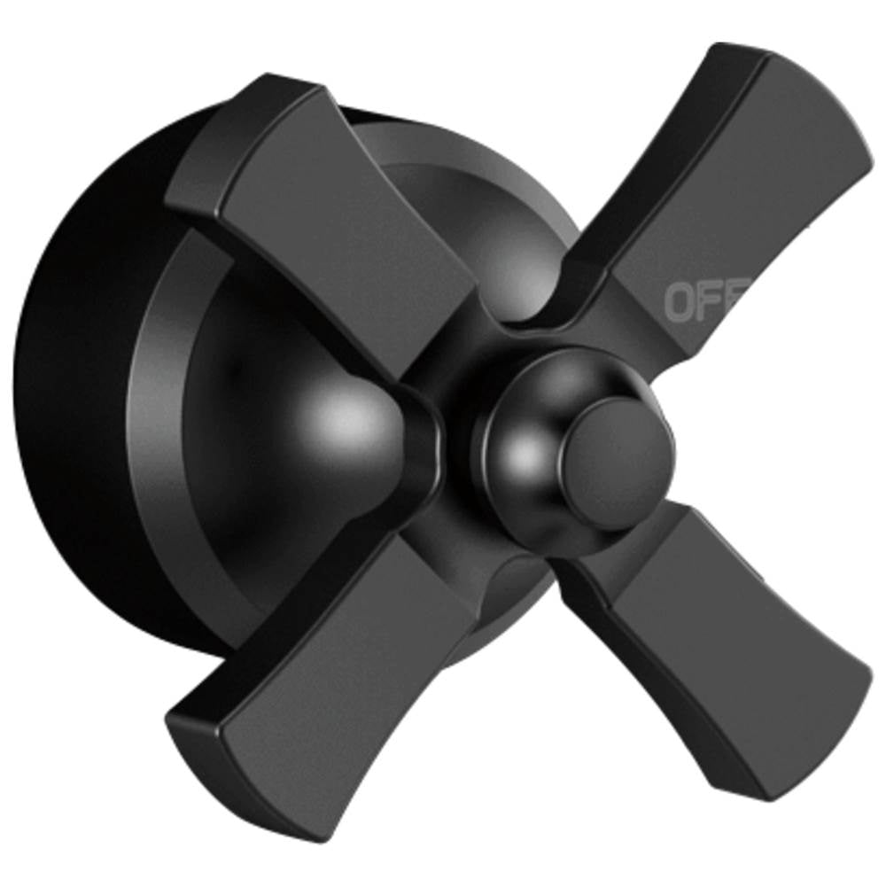 Delta Faucet - DorvalE Handle - 1C Volume FM Tub Filler/ 14S - Matte Black