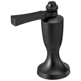 Delta Faucet - DorvalE Handle 1L-Roman Tub and WM Tub Filler - Matte Black