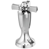 Delta Faucet - DorvalE Handle 1C-Roman Tub and WM Tub Filler - Chrome