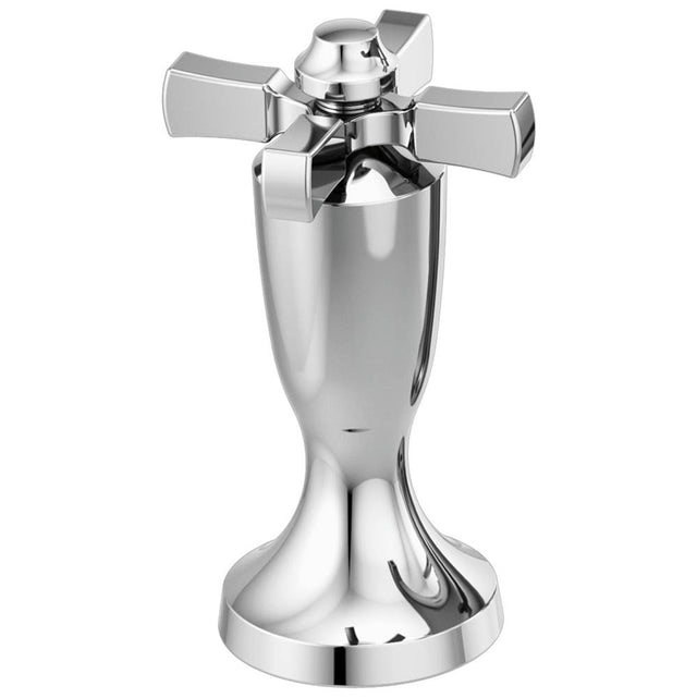 Delta Faucet - DorvalE Handle 1C-Roman Tub and WM Tub Filler - Chrome