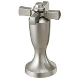 Delta Faucet - DorvalE Handle 1C-Roman Tub and WM Tub Filler - Stainless