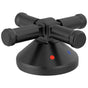 Delta Faucet - BroderickE 3-Hole Roman Tub w/Hand Shower - Handle Kit-Cross - Matte Black