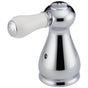 Delta Faucet - Leland Porcelain Lever Handle Kit - Transfer Valve - Chrome