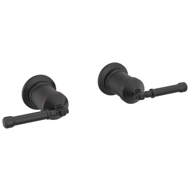 Delta Faucet - BroderickE Wall Mount Tub Filler Handle Kit-Lever - Matte Black