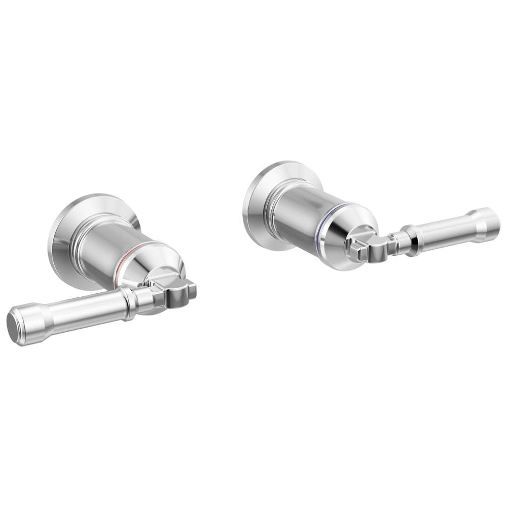 Delta Faucet - BroderickE Wall Mount Bathroom Faucet Handle Kit-Lever - LumicoatÂ® Chrome