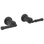 Delta Faucet - BroderickE Wall Mount Bathroom Faucet Handle Kit-Lever - Matte Black