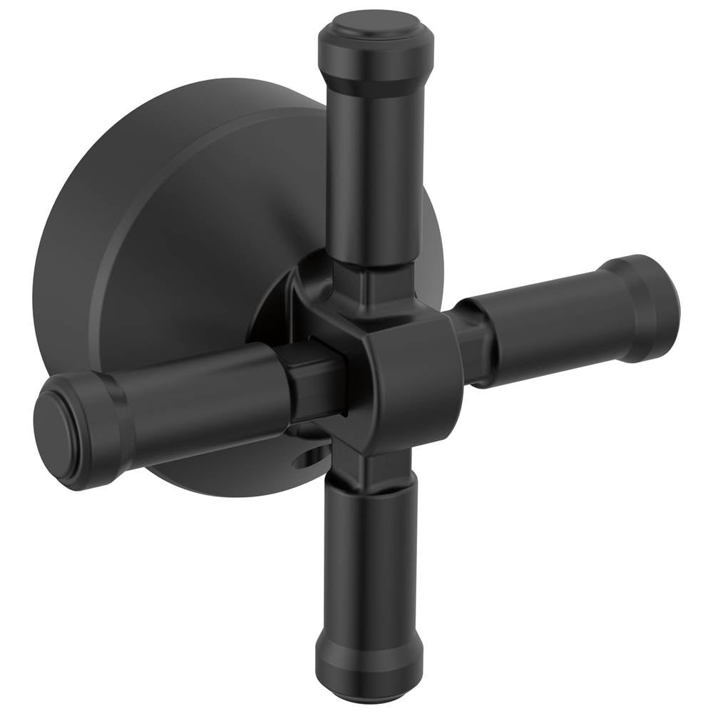 Delta Faucet - BroderickE Free Standing Tub Filler Handle Kit-Cross - Matte Black