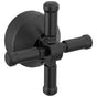 Delta Faucet - BroderickE Free Standing Tub Filler Handle Kit-Cross - Matte Black
