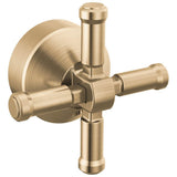 Delta Faucet - BroderickE Free Standing Tub Filler Handle Kit-Cross - LumicoatÂ® Champagne Bronze