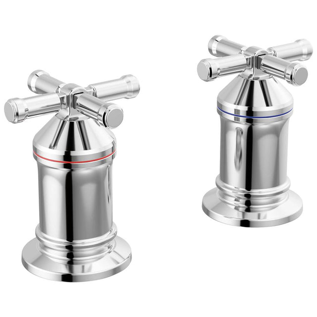 Delta Faucet - BroderickE 2 Handle Roman Tub handle Kit-Cross - LumicoatÂ® Chrome