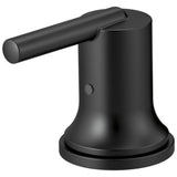 Delta Faucet - Trinsic Metal Lever Handle Set - Roman Tub - Matte Black