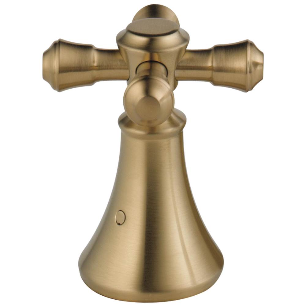 Delta Faucet - CassidyE Metal Cross Handle Set - Roman Tub - Champagne Bronze