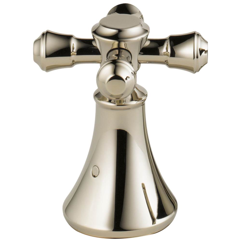 Delta Faucet - CassidyE Metal Cross Handle Set - Roman Tub - Polished Nickel