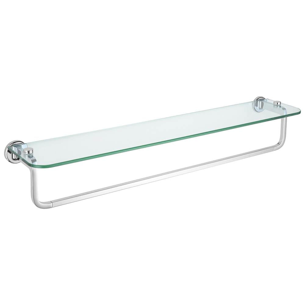 Delta Faucet - KendariE 24'' Towel Bar with Glass Shelf - Chrome