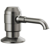Delta Faucet - BroderickE Soap/Lotion Dispenser w/Bottle - Black Stainless