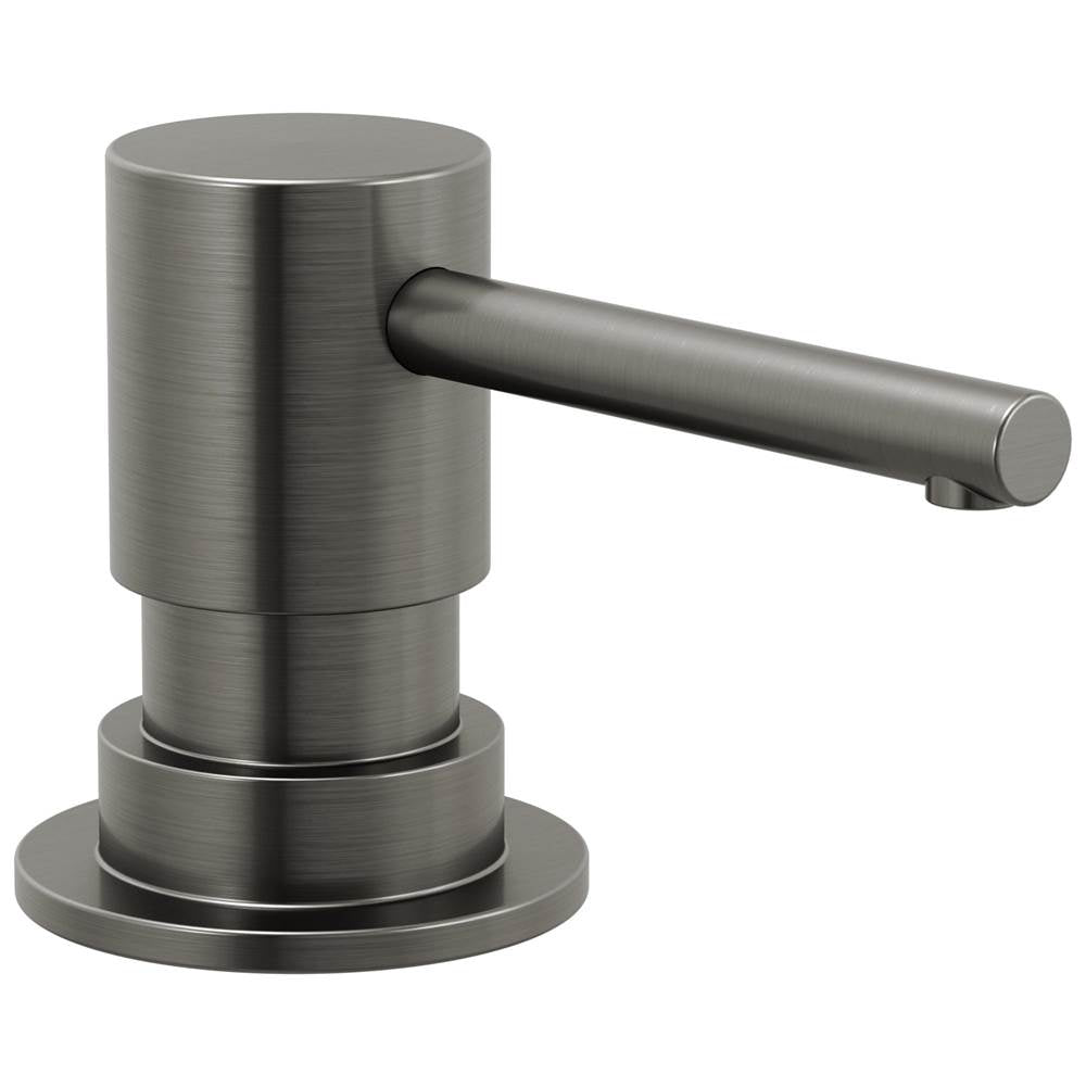 Delta Faucet - Trinsic Metal Soap Dispenser - Black Stainless
