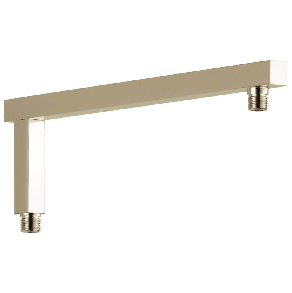 Delta Faucet - Universal Showering Components Angular Overhead Shower Arm - LumicoatÂ® Polished Nickel