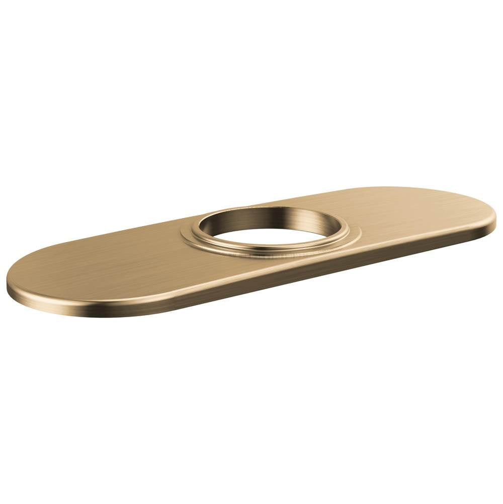 Delta Faucet - TetraE Escutcheon & Gasket - LumicoatÂ® Champagne Bronze
