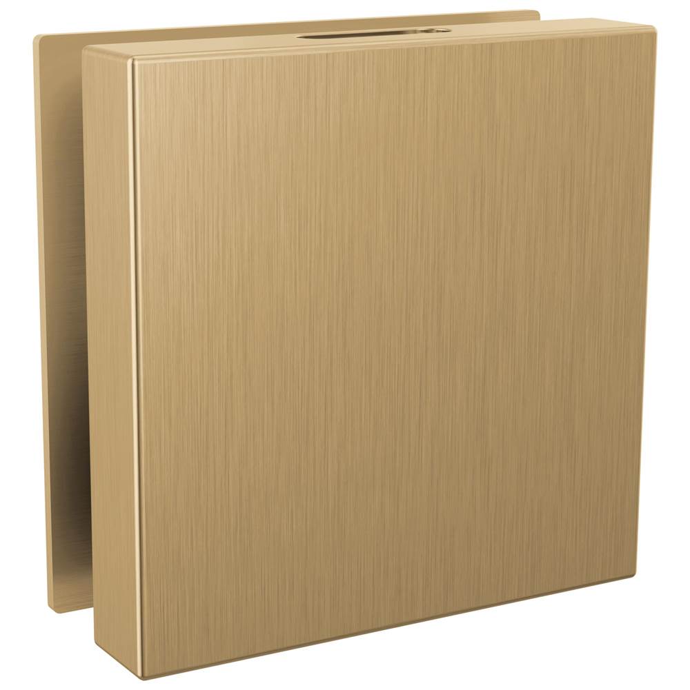 Delta Faucet - Universal Showering Components Contemporary Square Steam Head - LumicoatÂ® Champagne Bronze