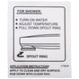Delta Faucet - Other Decal - Tub Spout - Pull-Down Diverter