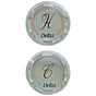 Delta Faucet - Other Button Set - Hot / Cold - Clear